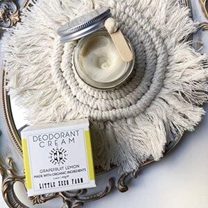 NEW Organic Grapefruit Lemon Deodorant Cream